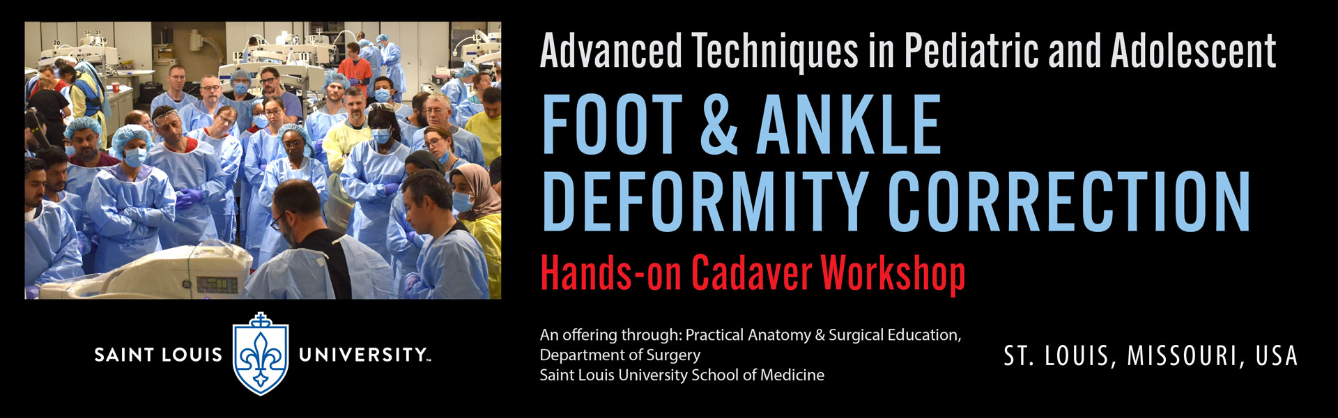 Advanced Techniques in Pediatric and Adolescent Foot and Ankle Deformity Correction Banner